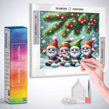 Merry Christmas, elves — Diamond Painting Kit, product view 3