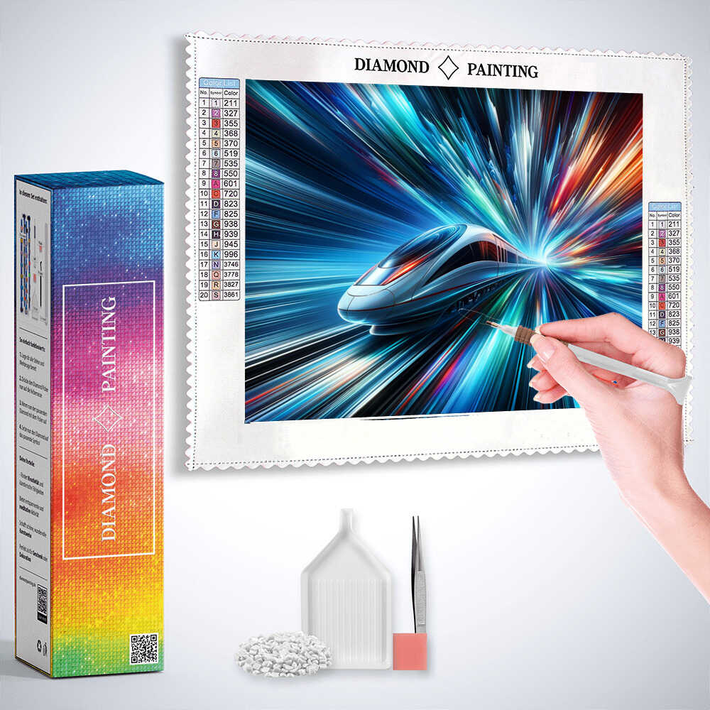Fast ride — Diamond Painting Kit, product view 3