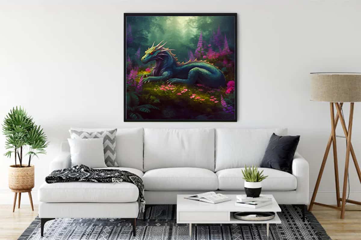 Whisper of the wind — Diamond Painting Kit, product view 3