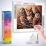 Owl gallery — Diamond Painting Kit, product view 3