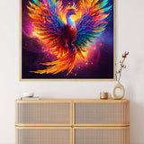 Magnificent Phoenix — AB Diamond Painting Kit, product view 3