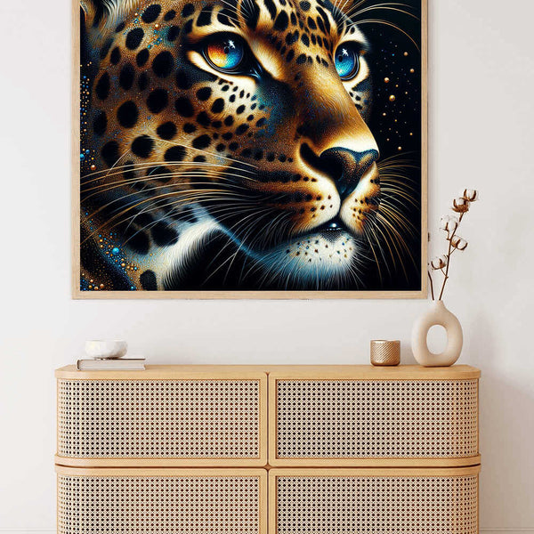 Leopard profile — Diamond Painting Kit, product view 2