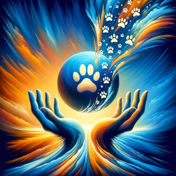 Hands paw prints — Diamond Painting Kit design