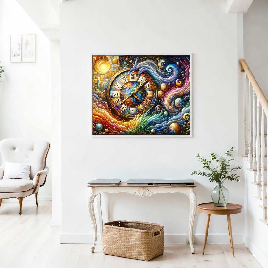 Time Travel in Color — Diamond Painting Kit, product view 2