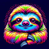 The Colorful Sloth — Diamond Painting Kit design