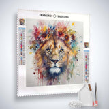 King of the animals (DP-2658) — Diamond Painting Kit, product view 2