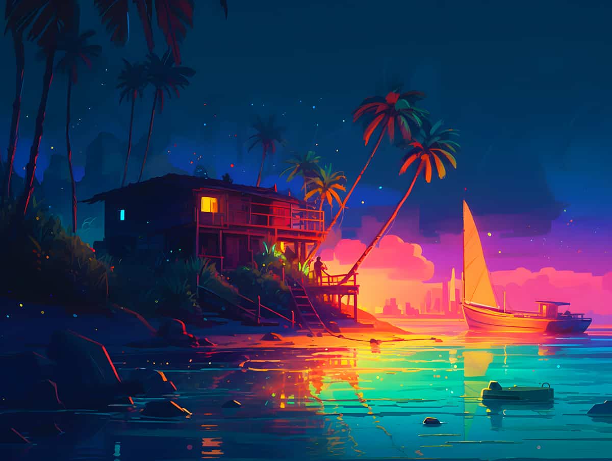 Beach Party — AB Diamond Painting Kit design