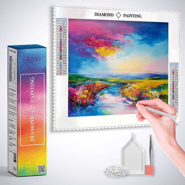 Colors of the Sky — Diamond Painting Kit, product view 3