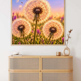 Dandelions on the lakeshore — Diamond Painting Kit, product view 2