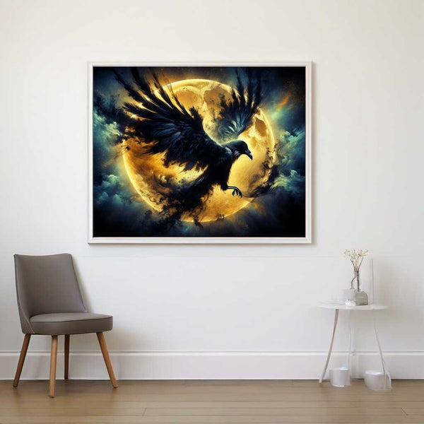 The Raven — Diamond Painting Kit, product view 2