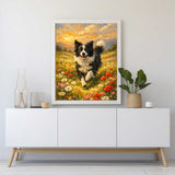 A Dog's Golden Hour — Diamond Painting Kit, product view 2
