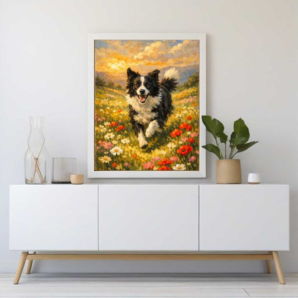 A Dog's Golden Hour — Diamond Painting Kit, product view 2