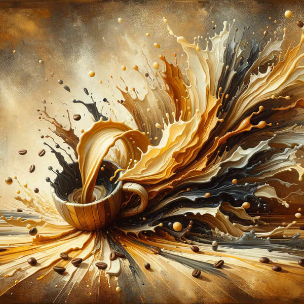 Coffee Makes Me Stronger — Diamond Painting Kit design