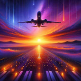 Flight to the Sun — Diamond Painting Kit design