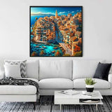 Mediterranean Whispers (DP-7377) — Diamond Painting Kit, product view 2