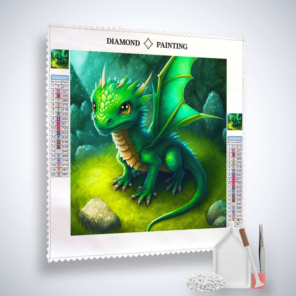Storm Wings — Diamond Painting Kit, product view 2