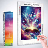 Butterflies and magic book — Diamond Painting Kit, product view 3
