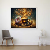 Coffee and a Donut — Diamond Painting Kit, product view 2