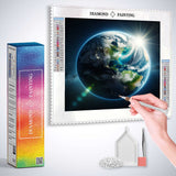 Awakening of the Blue Planet — Diamond Painting Kit, product view 3