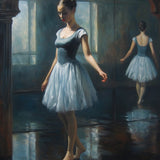 Ballerina in blue — Diamond Painting Kit design