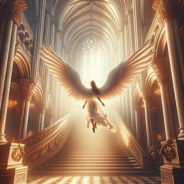Angel floating — Diamond Painting Kit design