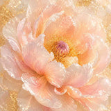 Golden Peony at Dawn — Diamond Painting Kit design