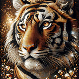 Impressive tiger — Diamond Painting Kit design