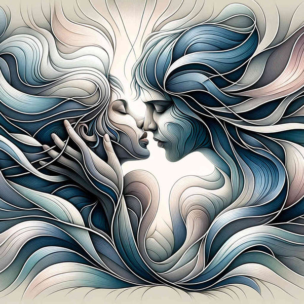A Fantasy Kiss — Diamond Painting Kit design