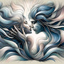 A Fantasy Kiss — Diamond Painting Kit design