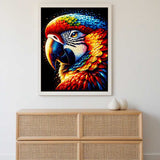 Parrot Portrait — Diamond Painting Kit, product view 2