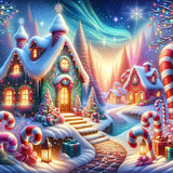 The Gnome Village — Diamond Painting Kit design