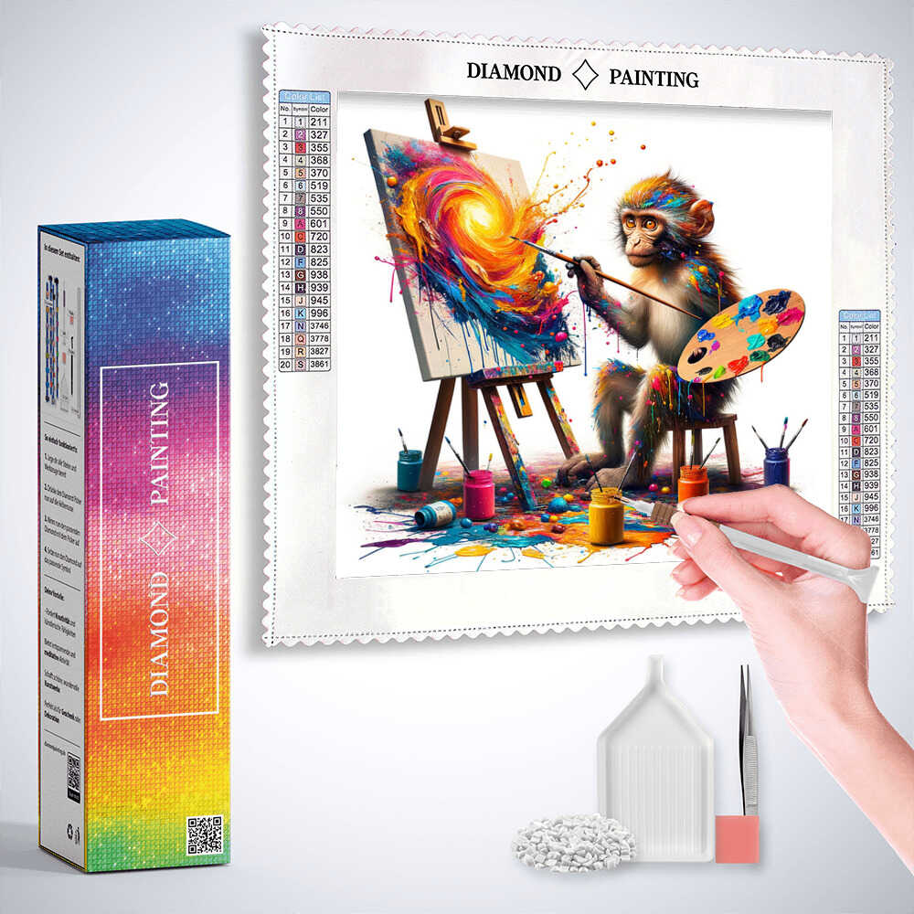 Colorful fantasy — Diamond Painting Kit, product view 3