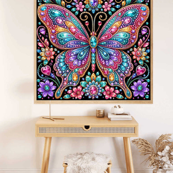 Jeweled Butterfly Wings — Diamond Painting Kit, product view 2