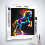 Luminous horse — AB Diamond Painting Kit, product view 2