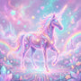 The Unicorn's Magical Awakening — Diamond Painting Kit design