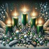 Advent arrangement — Diamond Painting Kit design