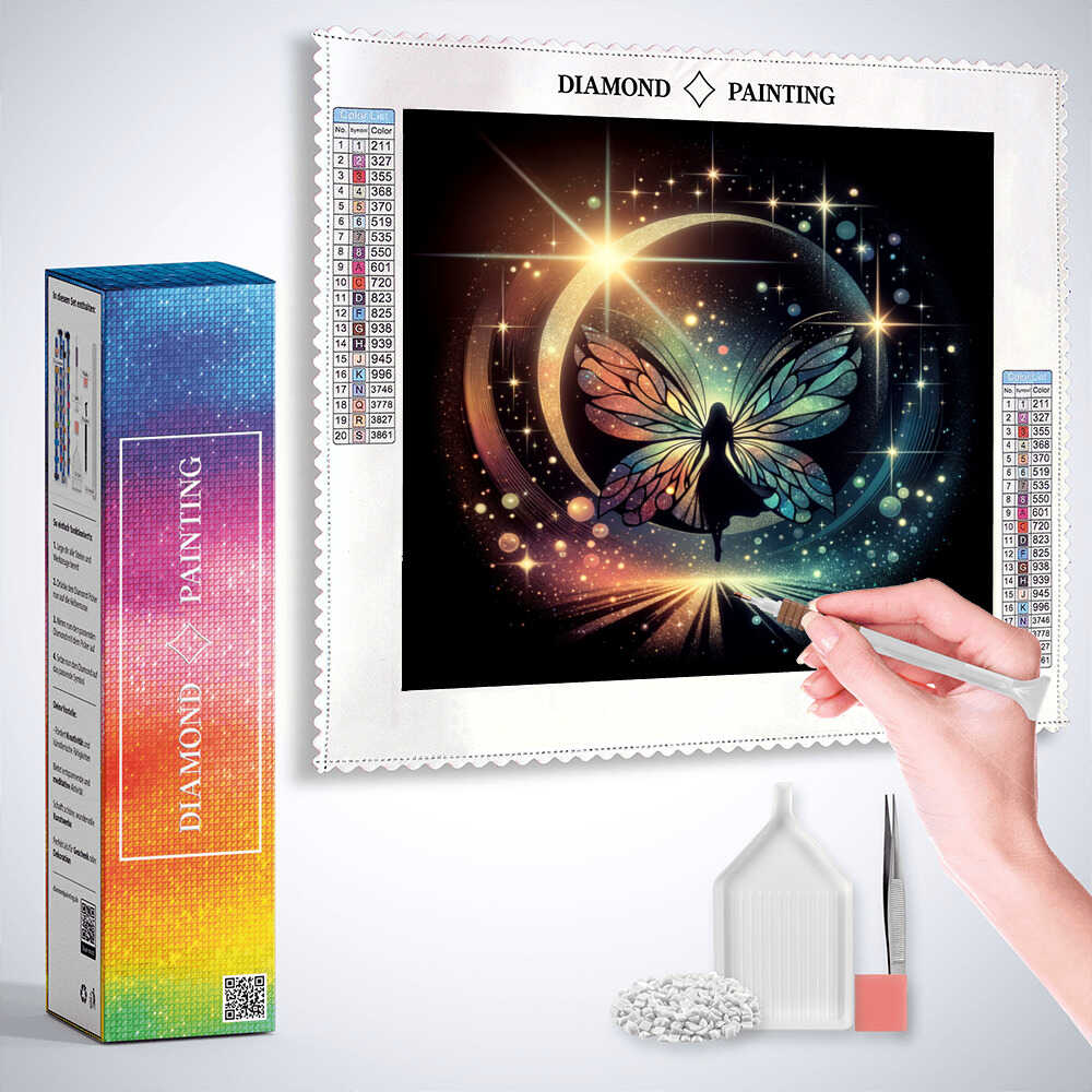 Enchanted fairy — Diamond Painting Kit, product view 3