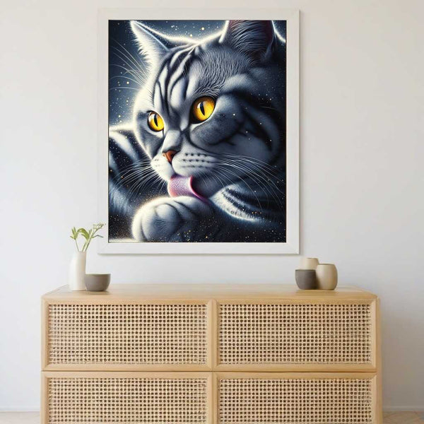 British Shorthair — Diamond Painting Kit, product view 2