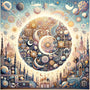 Cosmic Harmony — Diamond Painting Kit design