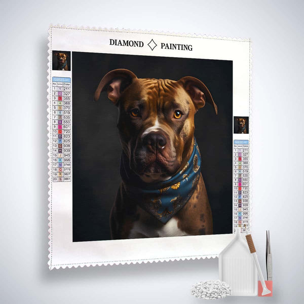 Hard dog — Diamond Painting Kit, product view 2