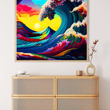 Rainbow wave — AB Diamond Painting Kit, product view 3