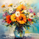 Colorful Joy in Glass — Diamond Painting Kit design