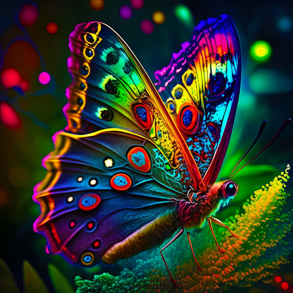 Radiant Butterfly — AB Diamond Painting Kit design