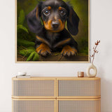 Dachshund look — Diamond Painting Kit, product view 3
