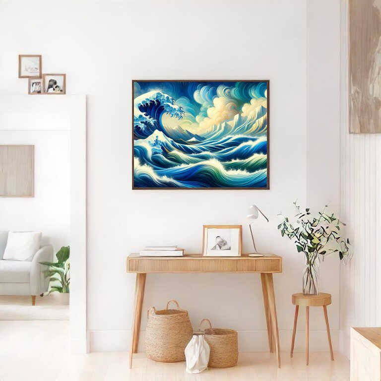 The Sea Wave — Diamond Painting Kit, product view 2