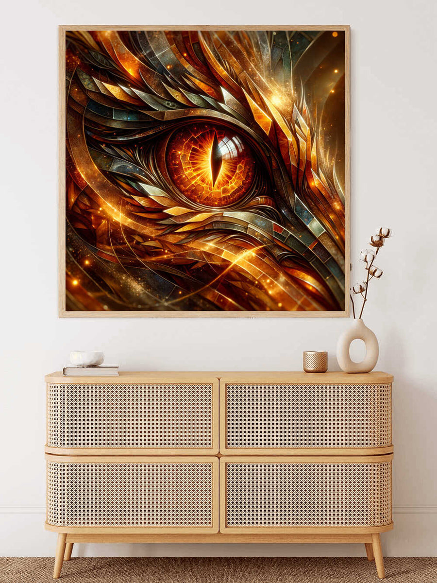 Eye of the dragon — Diamond Painting Kit, product view 2
