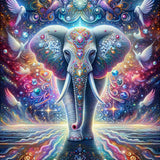 Pattern elephant — Diamond Painting Kit design