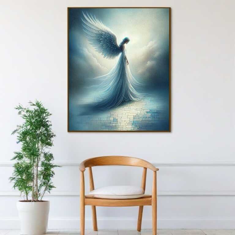 Enchanting angel — Diamond Painting Kit, product view 2