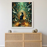 Money Rain Cat — Diamond Painting Kit, product view 2