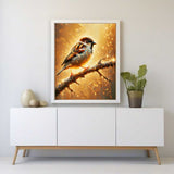Little sparrow — Diamond Painting Kit, product view 2